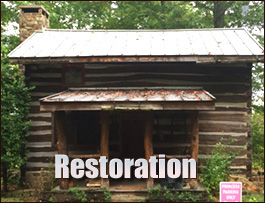 Historic Log Cabin Restoration  Wooster, Ohio